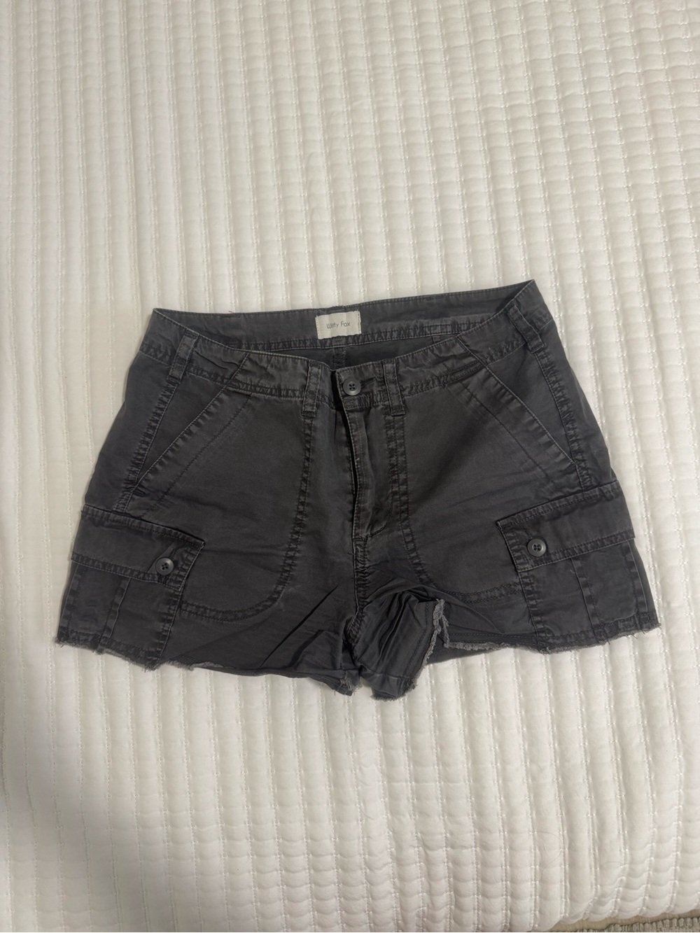 Women’s Cargo Pocket Shorts — Charcoal